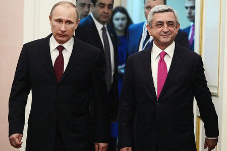 Moskvada Putin və Sarkisyanın görüşü baş tutub