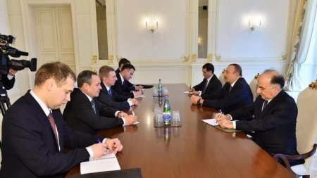 Prezident İlham Əliyev Latviyanın xarici işlər nazirini qəbul edib